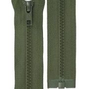 Молния трактор тип 5 хаки однозамковая разъемная 70 см Китай Арт 30.062550