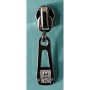 Бегунок собачка для молнии тип 7 спираль никель Арт 12.062571